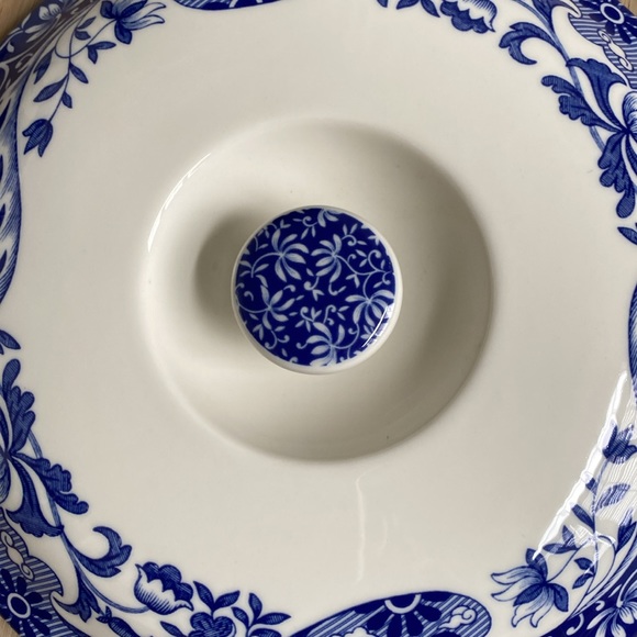 Blue Italian Round Covered Deep Dish - Picture 4 of 11